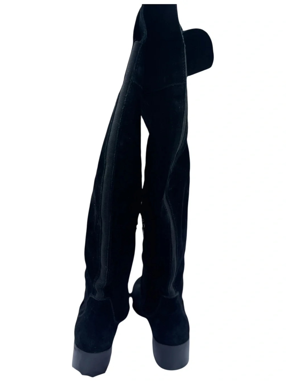 VINCE CAMUTO Black Suede Over-the-Knee Boots Size 8.5